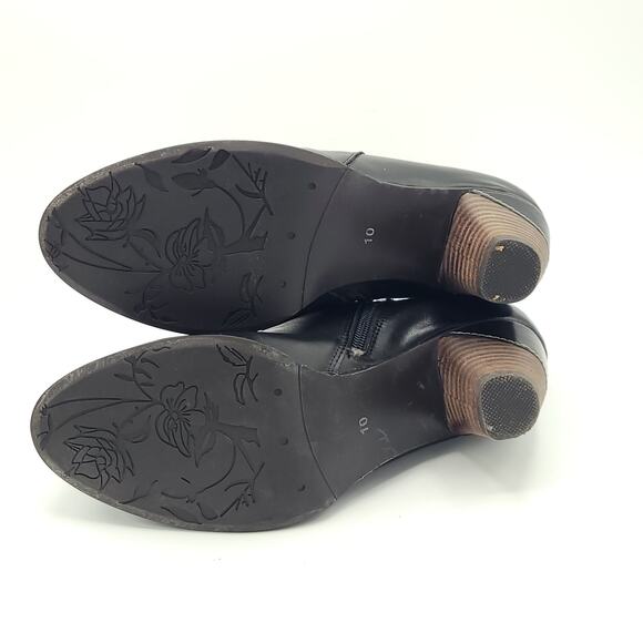 Elite by Corey's Booties Style Barbara black brown women's size 10 - Picture 5 of 9